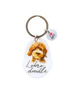 Pet Keyring Labradoodle