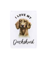 Pet Lovers Dachshund Acrylic Magnet