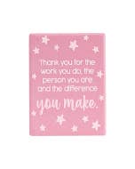 Teacher Difference Ceramic Magnet