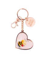 Valentine's Day Bee Keyring